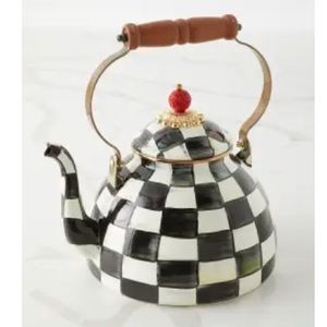 MacKenzie-Childs Courtney Check 3 Qt Tea Kettle